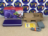 SYSTEM - Purple / Silver - Mario Kart 7 Edition [NO GAME] (New Nintendo 2DS XL) Pre-Owned: System, Stylus, AR Cards, Charger, Cardboard Tray and Box [Matching Serial] (As Pictured)