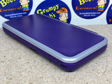 SYSTEM - Purple / Silver - Mario Kart 7 Edition [NO GAME] (New Nintendo 2DS XL) Pre-Owned: System, Stylus, AR Cards, Charger, Cardboard Tray and Box [Matching Serial] (As Pictured)