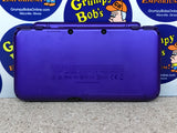 SYSTEM - Purple / Silver - Mario Kart 7 Edition [NO GAME] (New Nintendo 2DS XL) Pre-Owned: System, Stylus, AR Cards, Charger, Cardboard Tray and Box [Matching Serial] (As Pictured)
