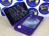 SYSTEM - Purple / Silver - Mario Kart 7 Edition [NO GAME] (New Nintendo 2DS XL) Pre-Owned: System, Stylus, AR Cards, Charger, Cardboard Tray and Box [Matching Serial] (As Pictured)