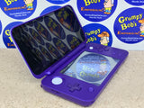 SYSTEM - Purple / Silver - Mario Kart 7 Edition [NO GAME] (New Nintendo 2DS XL) Pre-Owned: System, Stylus, AR Cards, Charger, Cardboard Tray and Box [Matching Serial] (As Pictured)
