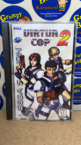 Virtua Cop 2 (Long Box Edition) (Sega Saturn) Pre-Owned