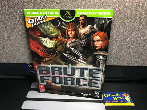 Brute Force (Prima's Official Strategy Guide) Pre-Owned w/ Poster (Pictured)