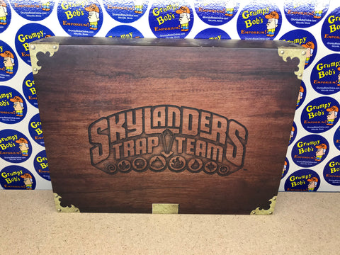 Official Trap Storage Case - Treasure Chest Box Style - Character List Version (PowerA) (Skylanders Trap Team) Pre-Owned: Box w/ Tray Only