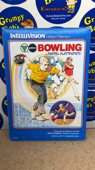 Bowling (Intellivision) Pre-Owned: Game, Manual, 2 Controller Overlays, and Box