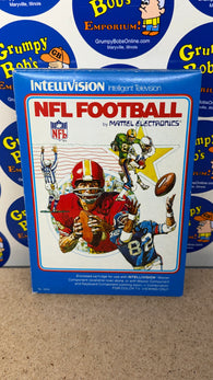 NFL Football (Intellivision) Pre-Owned: Game, 3 Manuals, 2 Controller Overlays, and Box