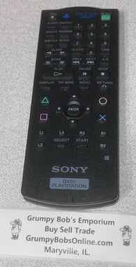 Wireless DVD Remote Controller - Official - Black - SCPH-10140 (Playstation 2) Pre-Owned (No Dongle)