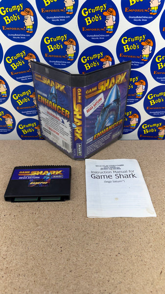 GameShark (Sega Saturn) Pre-Owned: Cartridge, Manual, and Box/Case*