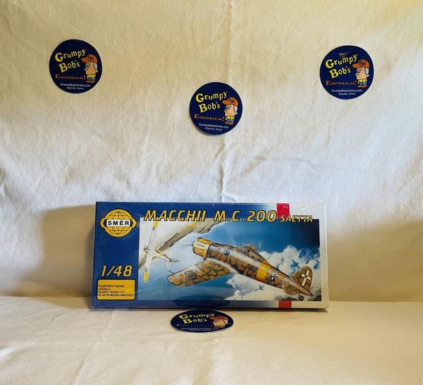 MACCHII M.C. 200 SAETTA / 1:48 Scale (Smer Model Co.) (Plastic Model Kit) New in Box (Pictured)