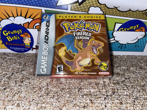 Pokemon FireRed Player's Choice retailer for Nintendo Gameboy Advance