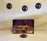 '58 Chevy Impala (AMT931/12) 1:25 Scale Customizing Kit - Retro Deluxe Edition / Molded in White (Round 2 Models Plastic Model Kit) New in Box (Pictured)