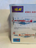 MiG-3 WWII Soviet High Altitude Fighter (48051) 1:48 Scale (ICM Co. Plastic Model Kit) New in Box (Pictured)