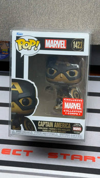 POP! Marvel #1423: Captain America [Collector Corps Exclusive] (Funko POP!) Figure and Box w/ Protector