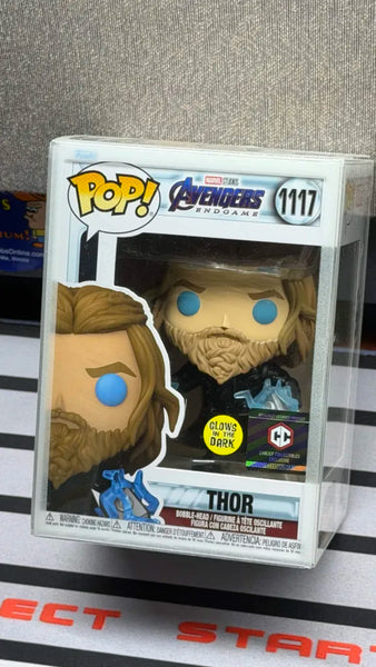 POP! Marvel #1117: Avengers Endgame - Thor (Glows in the Dark) [Chalice Collectibles Exclusive] (Funko POP!) Figure and Box w/ Protector