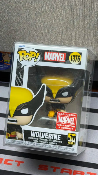POP! Marvel #1376: Wolverine [Collector Corps Exclusive] (Funko POP!) Figure and Box w/ Protector