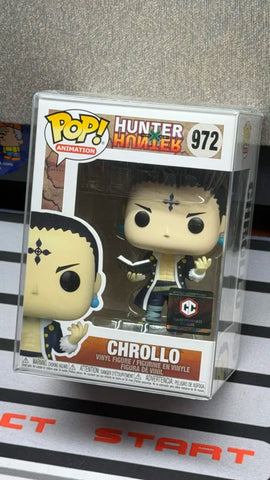 POP! Animation #972: Hunter X Hunter - Chrollo [Chalize Collectibles Exclusive] (Funko POP!) Figure and Box w/ Protector