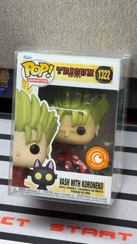 POP! Animation #1322: Trigun - Vash with Kuroneko [Crunchyroll Store Exclusive] (Funko POP!) Figure and Box w/ Protector