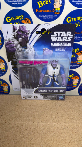 Star Wars The Mandaloria and Grugu: Garazeb “Zeb" Orrelios [Action Verse] Action Figure (Disney) (Hasbro) NEW
