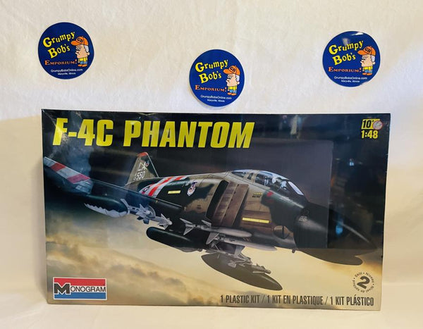 F-4C Phantom (85-5859) 1:48 Scale (Revell, Inc.) (Monogram Plastic Model Kit) New in Box (Pictured)