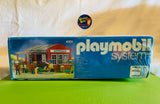 Riverdale Train Station (4301) (Playmobil) (1987 geobra BRANDSTATTER) New in Box (Pictured)