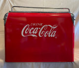 2001 Red Metal Coca-Cola Ice Chest / Cooler (Gearbox Toys & Collectibes) New (Pictured) In Store Sale and Pick Up ONLY