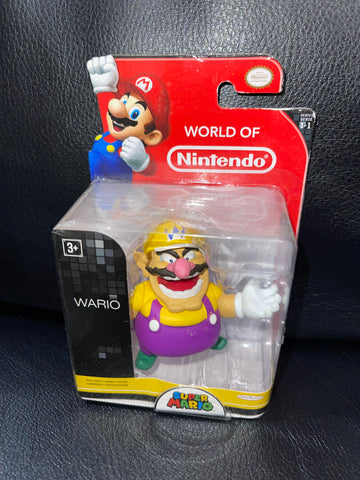 Super Mario: Wario (Series 1-1) (Jakks Pacific) (World of Nintendo) (2014) ( Mini Figure) NEW