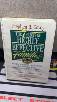 The 7 Habits of Highly Effective Families [Stephen R. Covey] 4 Audio Cassettes (Audiobook) Pre-Owned