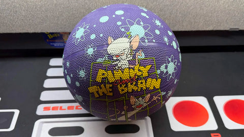 Pinky and the Brain - Purple Basketball [Six Flags] Pre-Owned