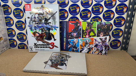 Xenoblade Chronicles 3 Special Edition [Game NOT included] (Nintendo Switch) Pre-Owned: Steelbook Case, Collected Works Book, and Box