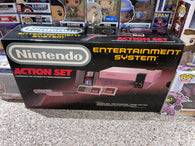 System w/ 2 Controllers + Gun + Hookups + Action Set Box (Grey Blaster Edition) (Nintendo) Pre-Owned (STORE PICK-UP ONLY)