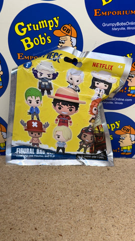 One Piece - Figural Bag Clip [Series 2] [Blind Bag] [Monogram] (Netflix) NEW