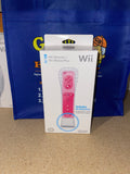 Remote w/ MotionPlus Adapter & Silicon Jacket - Pink - Official (Nintendo Wii) NEW in Box