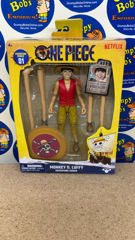 One Piece - Monkey D. Luffy [Adventures Series 01] Action Figure (Netflix) (Moose Toys) NEW
