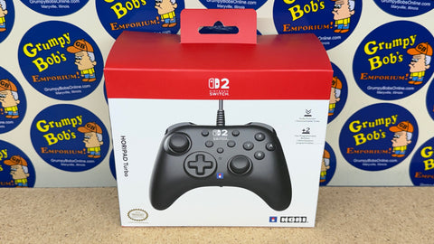 Wired Controller: HORIPAD Turbo - Black [Hori] (Nintendo Switch 2) NEW