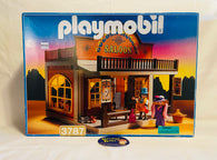 Saloon Play Set (3787) (Playmobil) Pre-Owned w/ Original Box (Pictured)
