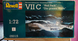 VII C "Wolf Pack" German Submarine / Deutsches U- Boat (05015) 1:72 Scale (Revell GmbH & Co.) (Plastic Model Kit) New in Box (Pictured)