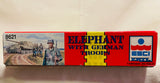 Elephant with German Troops (only 2 Troops Included) (8621) 1:72 Scale (ESCI / ERTL Company) (Plastic Model Kit) Pre-Owned (Pictured)