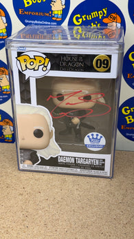 POP! Game of Thrones House of The Dragon Day of the Dragon #09: Daemon Targaryen with Dragon Egg (Funko POP!) Figure and Box w/ Protector (Possibly Signed / As Pictured - See Notes)