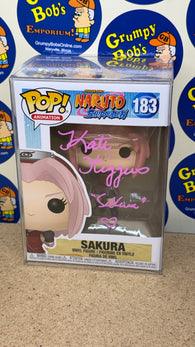 POP! Animation #183: Shonen Jump Naruto Shippuden - Sakura (Funko POP!) Figure and Box w/ Protector (Possibly Signed w/ COA / As Pictured)