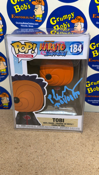 POP! Animation #184: Shonen Jump Naruto Shippuden - Tobi (Funko POP!) Figure and Box w/ Protector (Possibly Signed w/ COA / As Pictured)