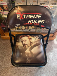 WWE May 19, 2013 Extreme Rules - Featuring WWE"s Sheamus, "The Celtic Warrior" (Ringside Folding Chair) Pre-Owned (Pictured)  (LOCAL PICKUP ONLY)