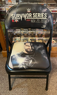 WWE Survivor Series, November 23, 2014 - Seth Rollins (Ringside Folding Chair) Pre-Owned (Pictured)
