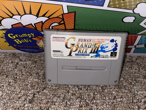 Human Grand Prix III: F1 Triple Battle (SHVC-AGXJ-JPN) (Super Famicom) Pre-Owned: Cartridge Only