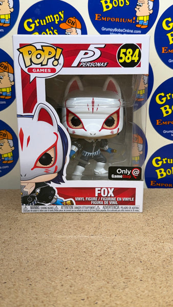 POP! Games #584: Persona5 - Fox [GameStop Exclusive] (Funko POP!) Figure and Box w/ Protector