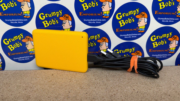 External Hard Drive - 2TB - Yellow - Portable Storage (HDTCA20XYCAB) (Toshiba) Pre-Owned