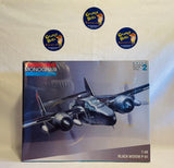 Black Widow P-61 (7546) 1:48 Scale (Monogram Models, Inc.) (Plastic Model Kit) New in Box (Pictured)