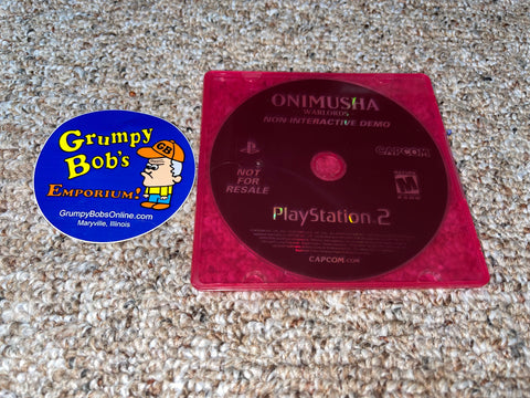 Onimusha Warlords: Non-Interactive Demo (Playstation 2) Pre-Owned: Disc Only