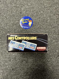 NES Controllers - Official - Double Pack (Nintendo) Pre-Owned: 2 Controllers, Manual, and Box (Pictured)