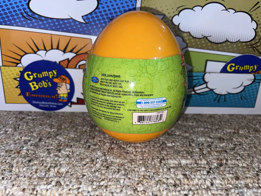 Teenage Mutant Ninja Turtles: Build-It-Michelangelo w/ Store & Display Egg (Just Play) New
