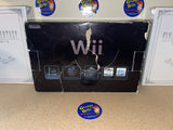 System - Black - GameCube Compatible (RVL-001 USA) (Nintendo Wii) Pre-Owned w/ Box (Matching Serial #) (STORE PICK-UP ONLY)
